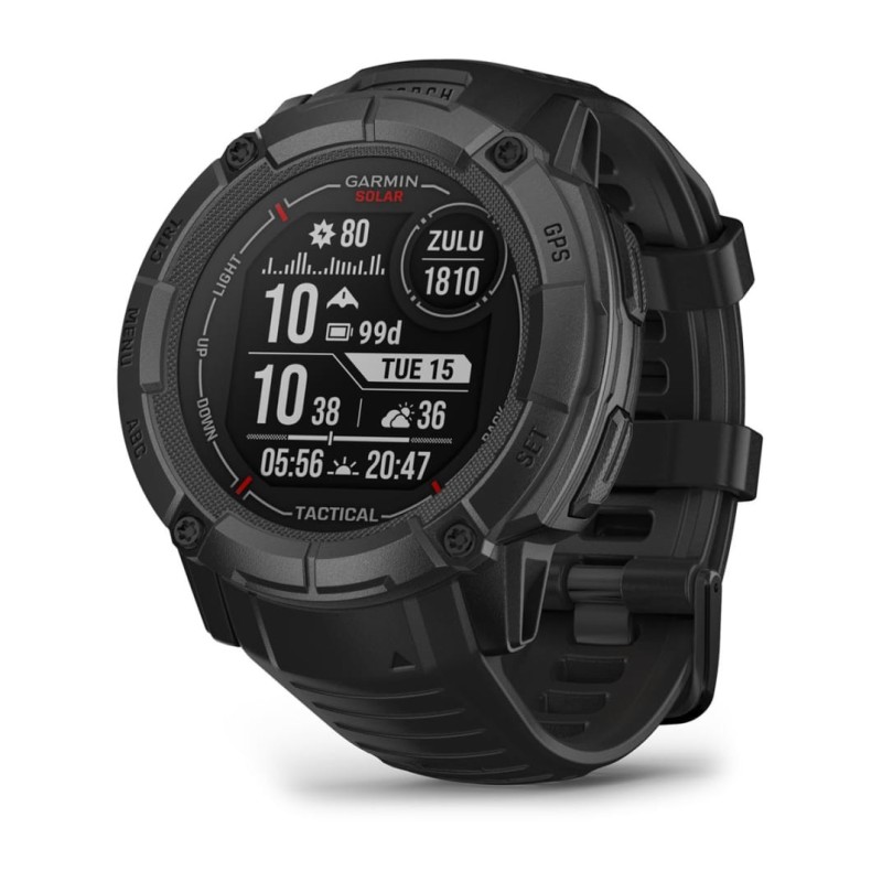 Garmin INSTINCT 2X Tactical Edition Solar Multisport-Smartwatch schwarz